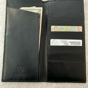 Mercedes-Benz Black Leather Card Holder